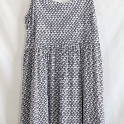 Old Navy White and Black Sun Dress Women's Size S/ SP / Small Petite 