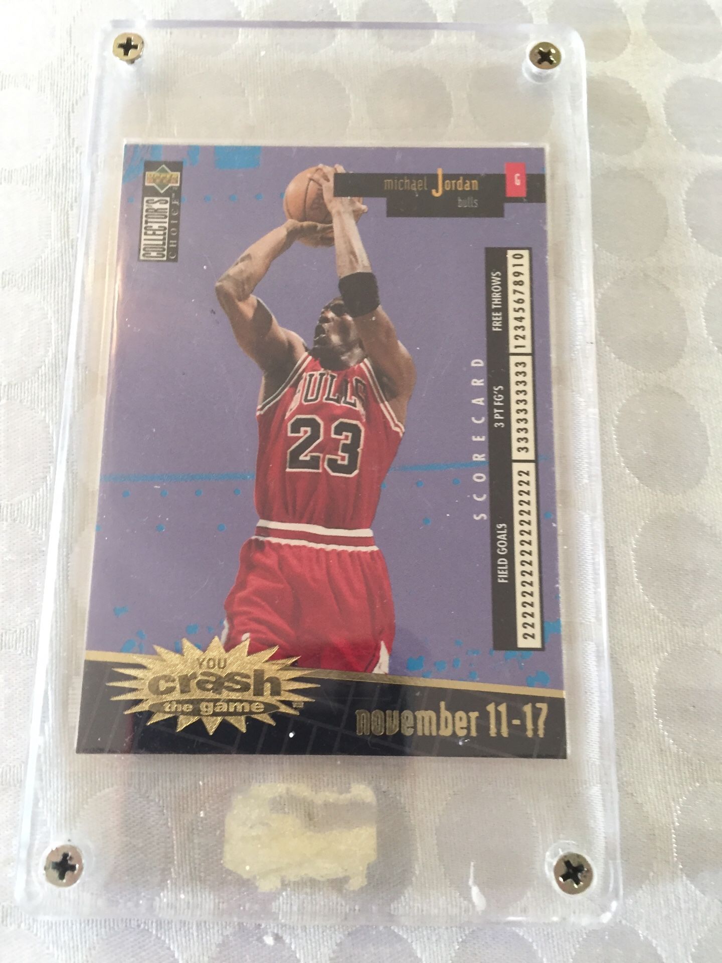 Michael Jordan Chicago Bulls card