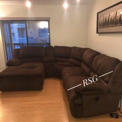 Brand New Manual Reclining Living Room Furniture ⭐$39 Down Payment with Financing  No Needed Credit Check0832