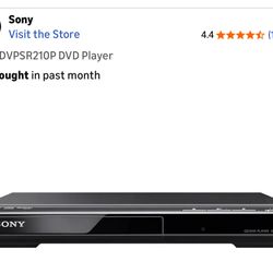 Sony Brand new DVD Player No HDMI $25