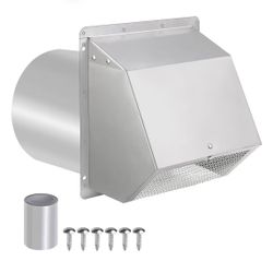 10 Inch Hooded Wall Vent