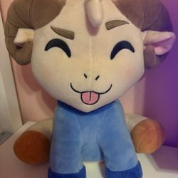Jschlatt Rammie Plush Tongue Out
