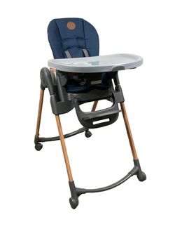 MAXI-COSI MINLA 6-in-1 Adjustable High Chair ESSENTIAL BLUE (Good condition) PICK IP IN CORNELIUS 