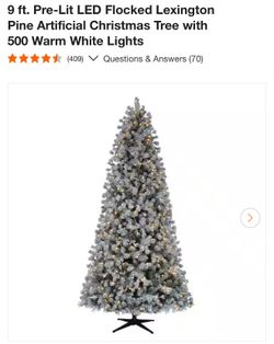 9 Foot Lexington pre-lit tree
