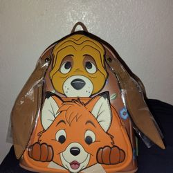 Disney' Fox And Hound Loungefly Bagpack