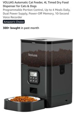 VOLUAS new automatic pet feeder 4L