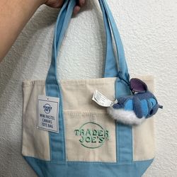 Trader Joe's Mini Tote Bag 🩵