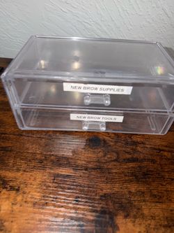 2 Drawer Make Up Organizer