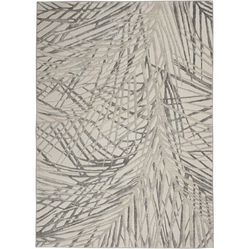 8x10 Area Rug - White & Silver