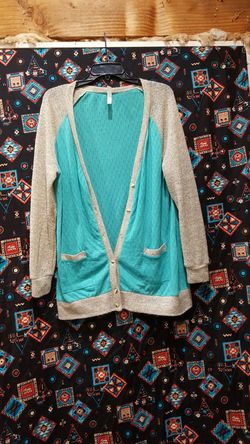 Xhilartion long-sleeve button up cardigan (size XXL)