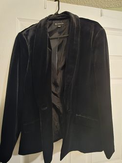Black Velvet Blazer Women