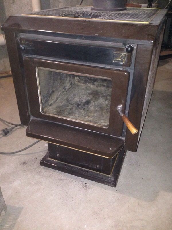 Kent wood stove with heat exchanger, tools, wood cradle and pellet basket  for Sale in Gloucester, MA - OfferUp