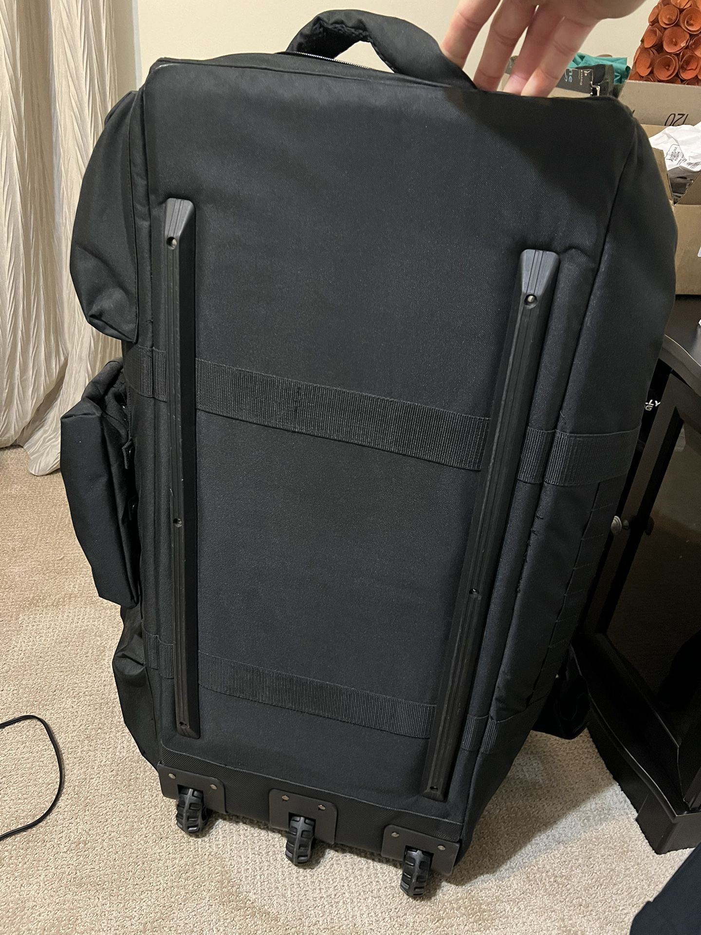 Large Rolling Military Bag