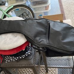 Guitar case backpack combo