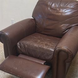 FREE brown leather Chair. 