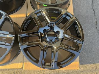 New 22” Silverado Wheels Gloss Black