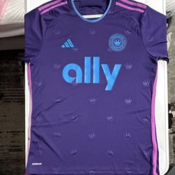 Adidas Charlotte Fc MAJOR LEAGUE SOCCER MLS JERSEY PUPLE, BLUE ,PINK