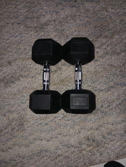 25 Lbs Dumbells $50 For Pair