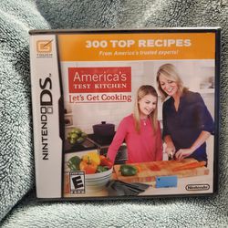 America's Test Kitchen Let's Get Cooking Nintendo DS Game 