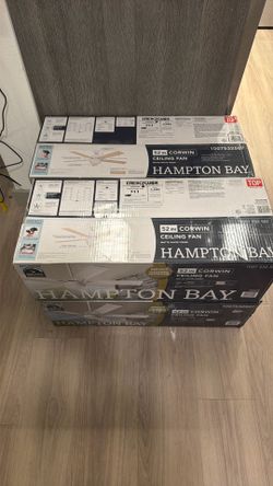 Hampton bay 52In corwin ceiling fan 100$ each