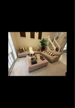Couch for sale 3- piece set - Great condition - Gray color……..