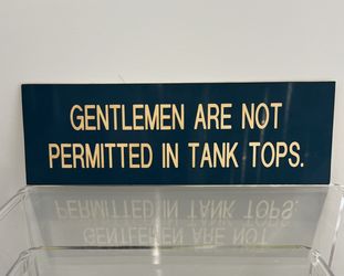 Vintage sign 4” x 12”