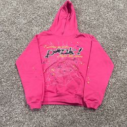 Sp5der Pink Hoodie