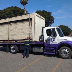 Storage CONTAINER. With Garage Door. 