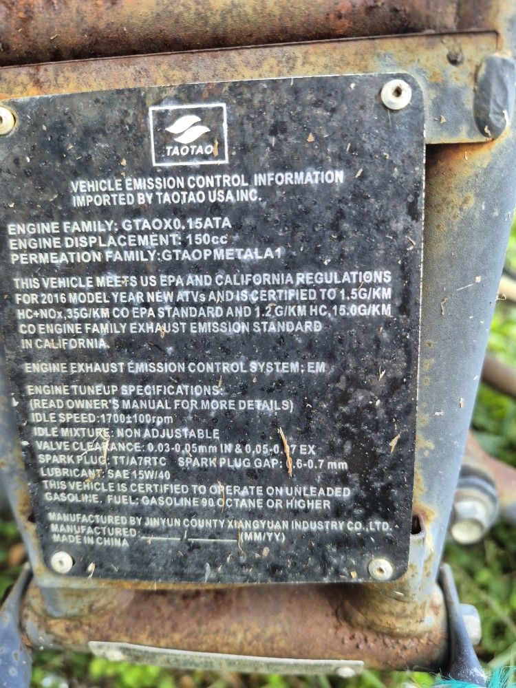 TaoTao ATV Light-Mechanic Special