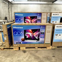 HD227 55QD6 55” Hisense smart 4k Qled hdr tv