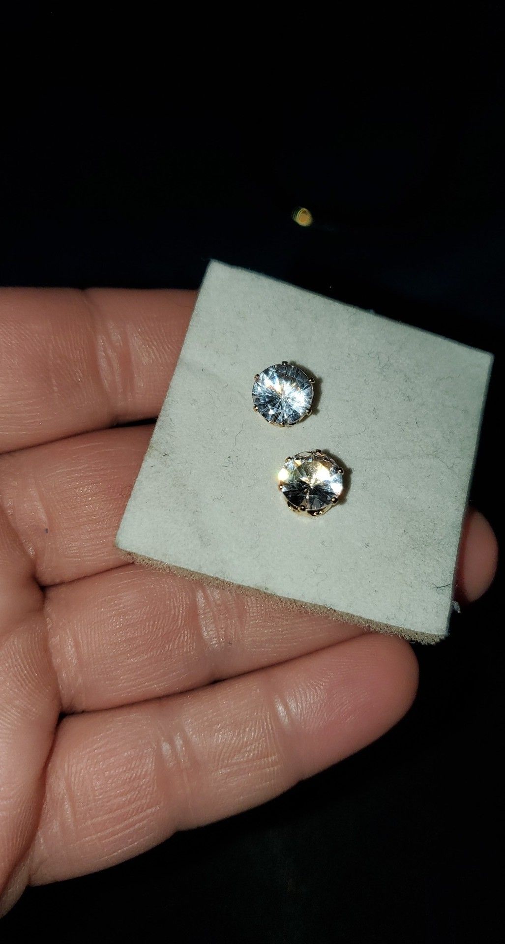 18K Cubic Zirconia Earrings