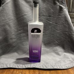 Hendrix electric vodka/empty bottle