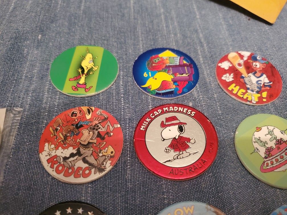 28 Vintage POGS. Disney, Rugrats etc