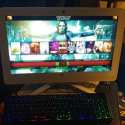 19 Inch Hp All In One Blazing Fast 8Gb, 64Gb Ssd drive, Windows 10, Office, Kodi Installed 