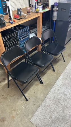 Folding chairs