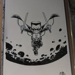 Skottie Young Original Art Blade “All Out Avengers” #1