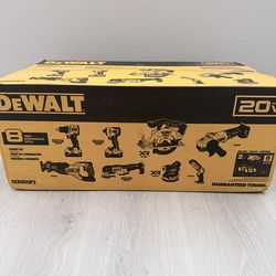 DEWALT20V LITHIUM-ION CORDLESS 8-TOOL COMB