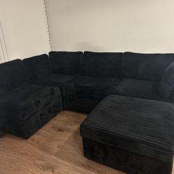 Black Sectional Couch