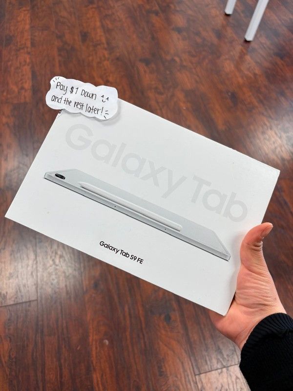 Samsung Galaxy Tab S9 FE Tablet - Pay $1 To Take It Home Today and pay the rest later.