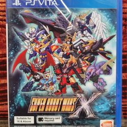 Super Robot Wars X PS Vita (NEW Sealed)