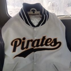 Black, White, Orange Pirates Jacket!!