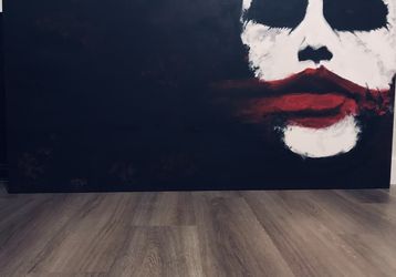Acrylic  Painting Of Joker 