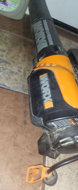 Turbine fusion work electric blower, 120v-60hz 12A 525cfm 60mph  used