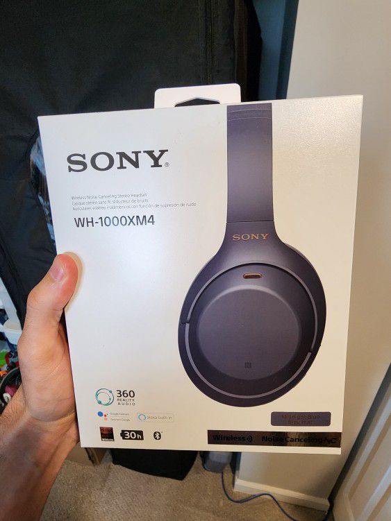 Sony Headphones | WH-1000XM4 | Midnight Blue