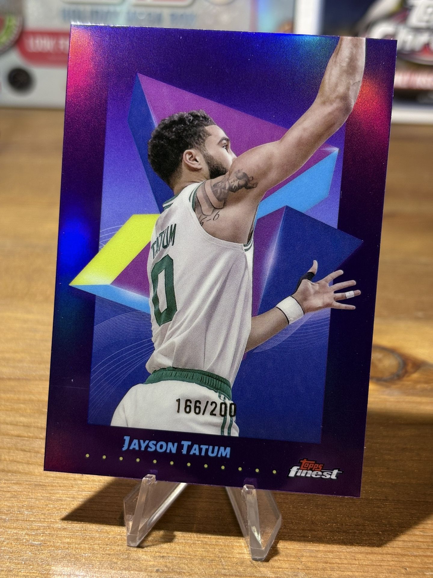 #6 Jayson Tatum 2024-25 Finest - Purple Refractor #/200