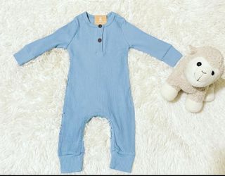 Blue Long Sleeve Jumpsuit for babies {url removed}
