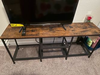 TV with cabinet