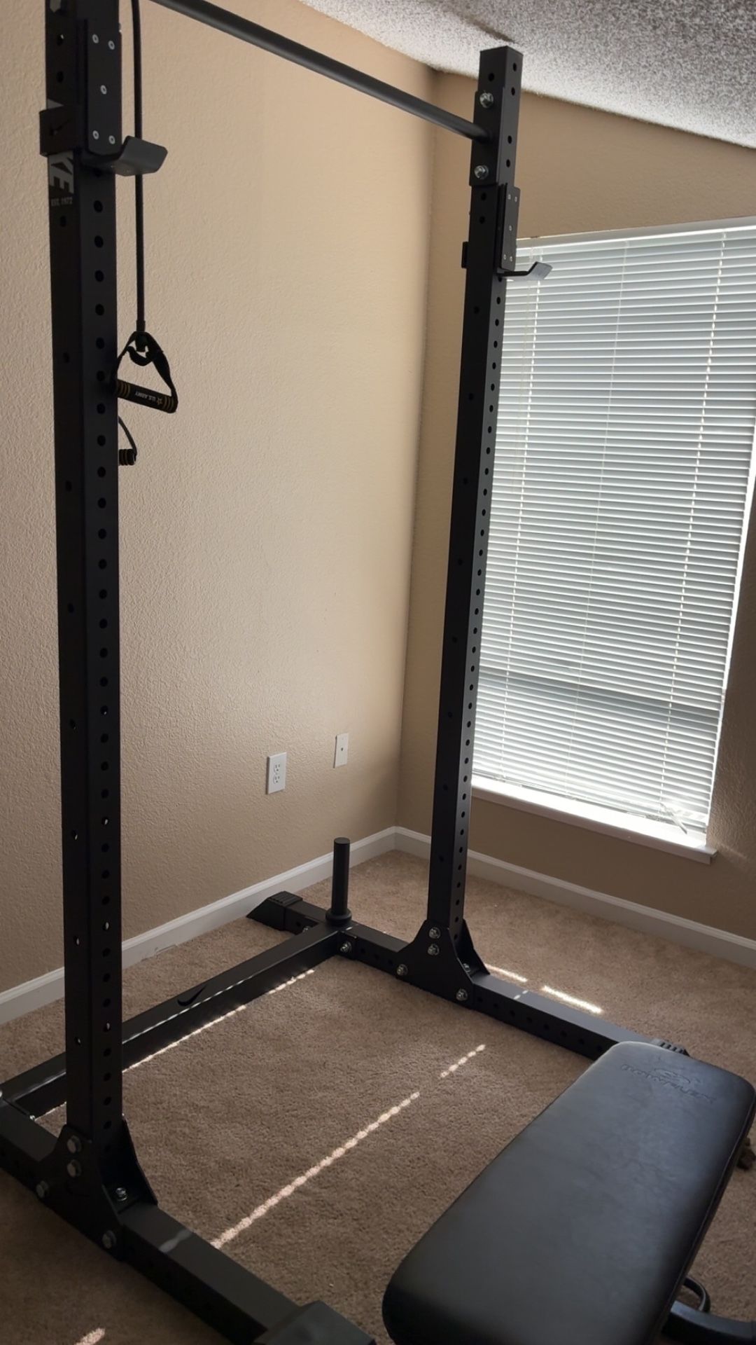Nike rack / pull up bar / dip bar push up bar