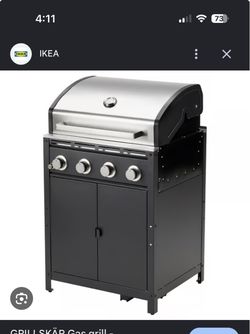 Grill + Outdoor Tables/Shelves