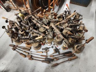 35 Antique Brass Blow Torch Man Cave Garage Workshop Tool Collection